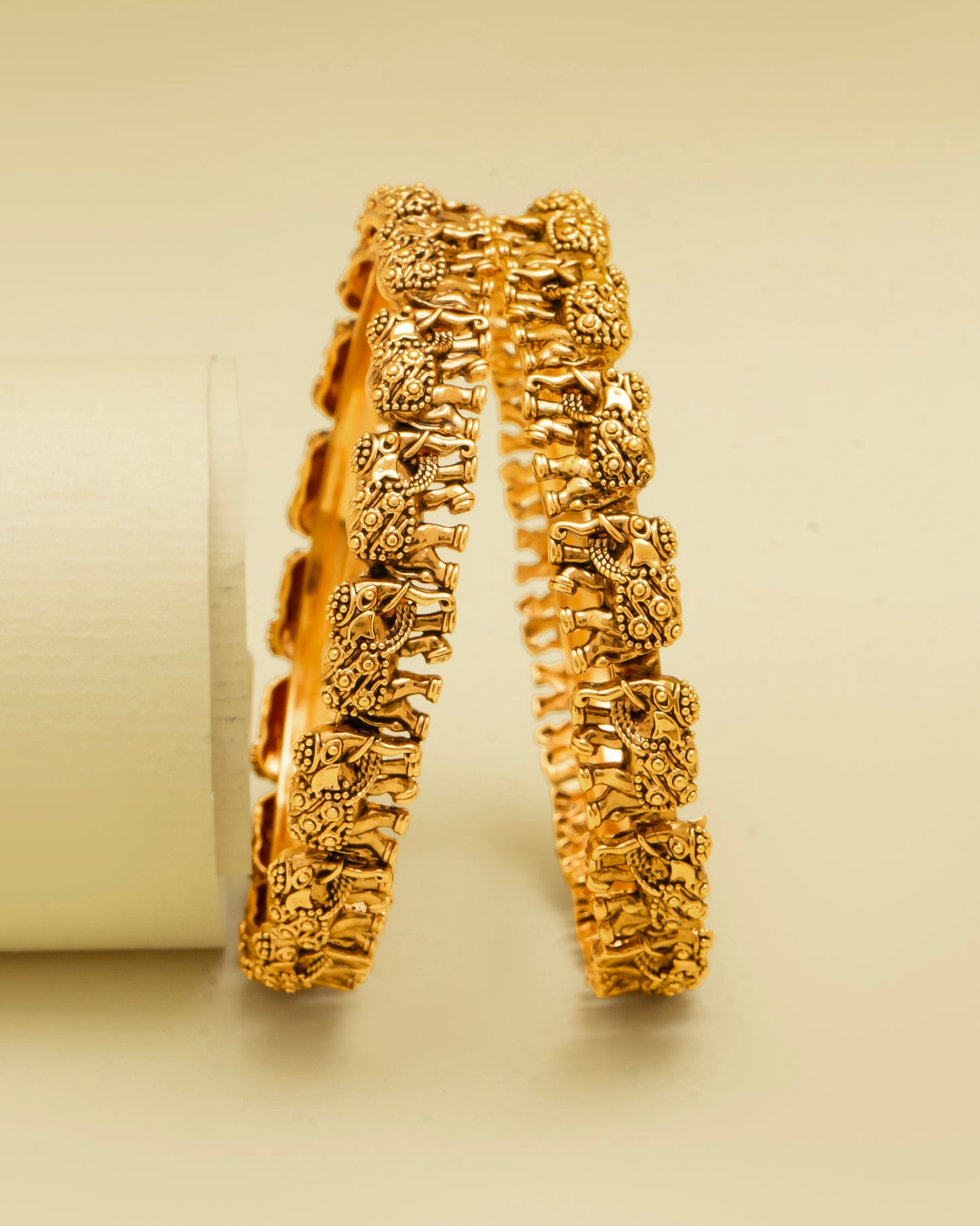 Antique Elephant-Design Bangles