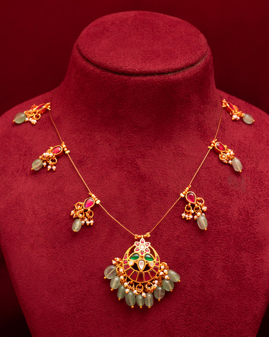 Handmade Jadau Necklace